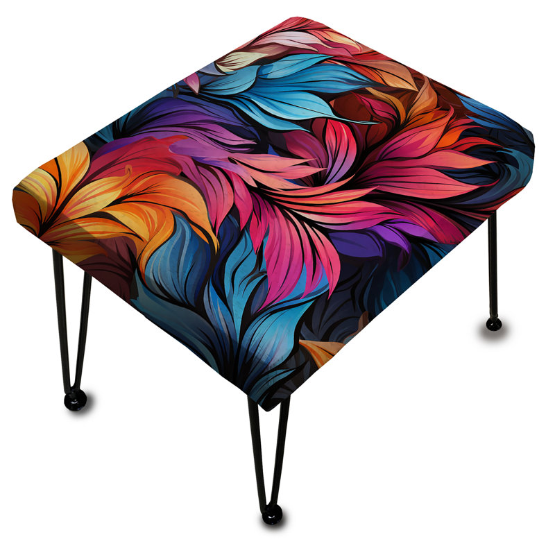 Motif tropical Tropical Mirage Vi - Repose-pieds rectangulaire Tropical