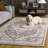 Lunara Power Loom Polyester; Jute/Sisal; Polypropylene Plastic Oriental Indoor Rug-841173436