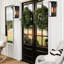 1-Light Outdoor Wall Light with Matte Black Finish-1172313452