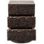 Crumble 40cm W Solid Wood Bedside Table