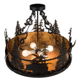 Lizarraga 4 - Light Semi Flush Mount