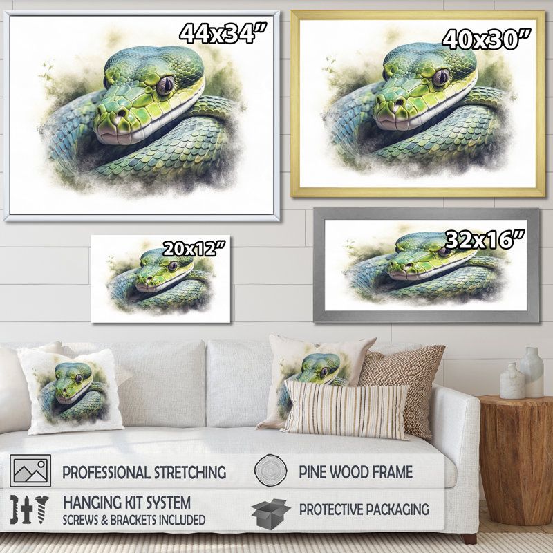 Wild Wild II - Reproduction d'art mural animaux, H 16 po x l 32 po x P 1 po, Cadre doré à une seule photo