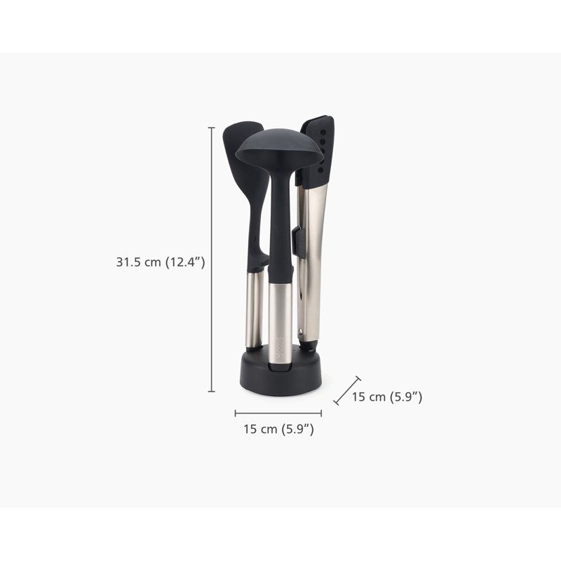 Elevate™ Fusion 3-Piece Utensil Set with Storage Stand