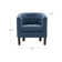 Evelie 28.35" W Tufted Linen Barrel Chair Upholstered