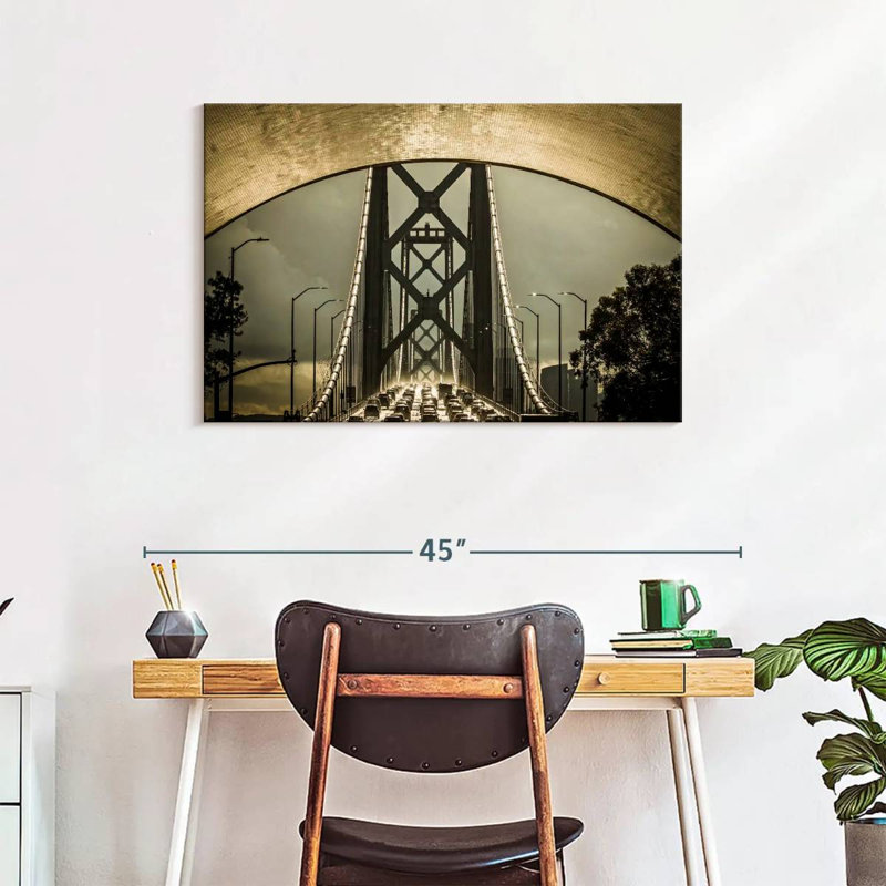 Lilie Bridge Traffic, 24" H x 36" W