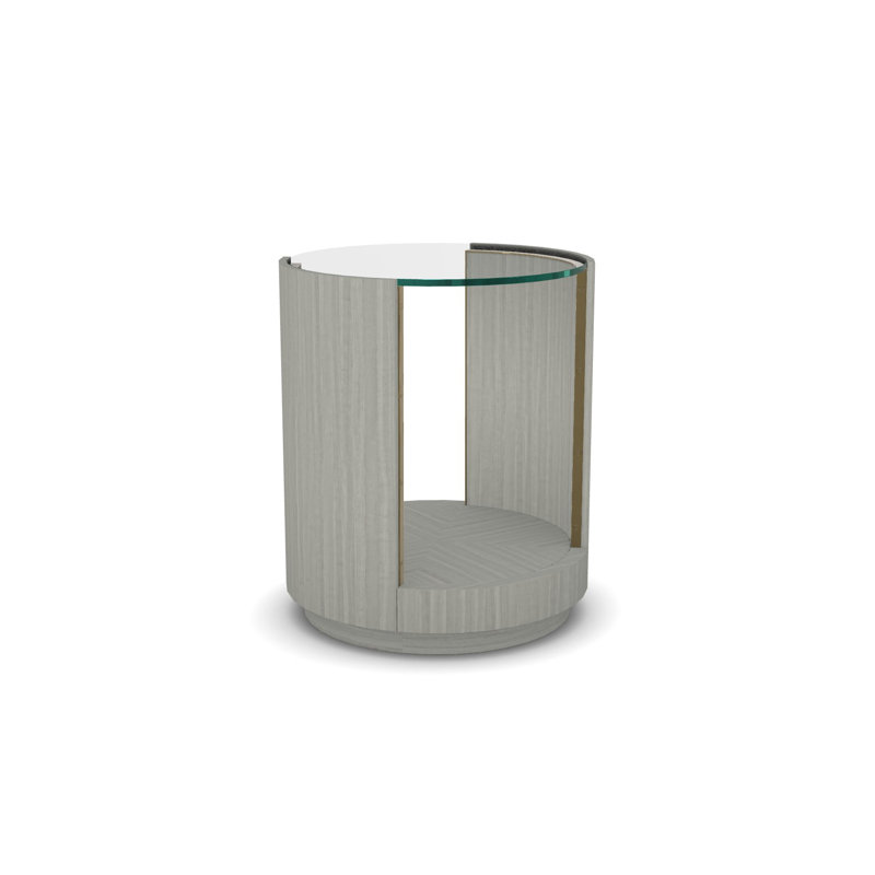 Axis End Table, Dove Gray