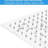 10" Square Showerhead - Stainless Steel, Hygienic Design Steel Rainfall Shower Head With Fine Spray-124549427