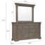 Commode 10 tiroirs avec miroir Gulshad