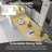 82.7" Kitchen Island With Extendable Dining Table With Spice Rack & Power Outlet-1070251150