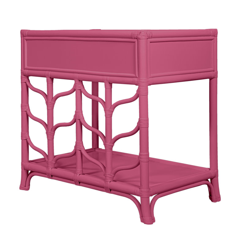 Ivy 1 - Drawer Nightstand, Hot Pink
