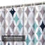 Rideau de douche avec 12 crochets Diamond-129039363