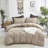 Solid Color Comforter Light Color 3 PCs Bedding Set Pure Color Bed Comforter Set-115665714-115665717