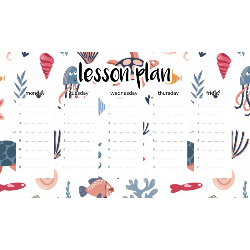 Magnetic Lesson Plan Smiling Fish