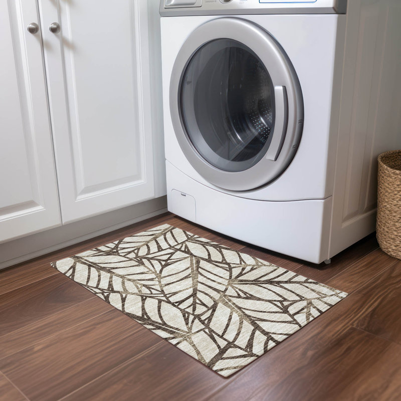 Tapis intérieur / extérieur Neysa, Rectangle 1 pi 8 po x 2 pi 6 po