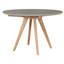 Perpetual Outdoor Round Teak Dining Table-1999158651