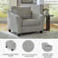 Fauteuil Parsons surdimensionné