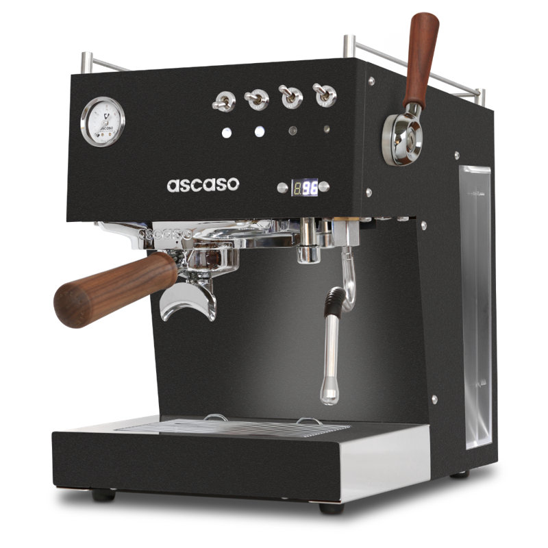 Machine à espresso à double paroi Verso de DUAS Plus Ascasso Steel, Noir mat