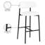 Tabouret de bar rembourré en cuir Lupita-840074840-840074846