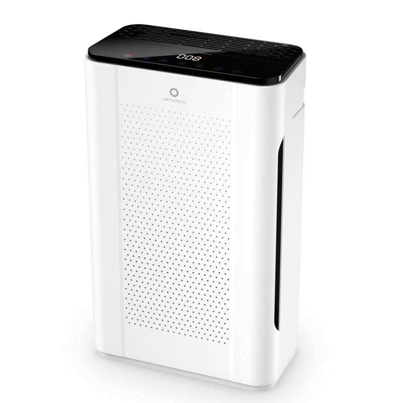 White HEPA Filter Ionic Air Purifier for Large Rooms