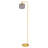 Jacobson Arched Ribbed Glass Floor Lamp-1119333174