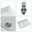 Évier de cuisine blanc en porcelaine blanche à tablier frontal encastré à cuve simple de 33 pouces de style ferme | Idée de cadeau