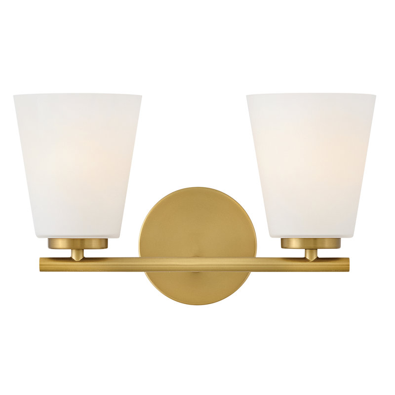 Lark Bri Bathroom Vanity Light, Gold