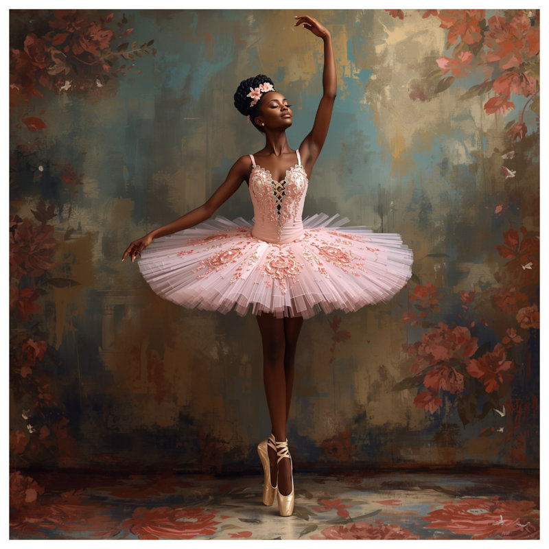 Housse de couette ballerine en tutu rose, Lit simple