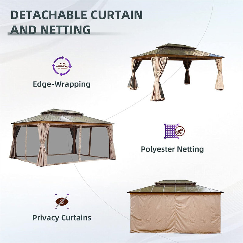 Outdoor Metal Patio Gazebo