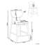 Upholstered Counter Stool with Solid Wood Frame-875575336