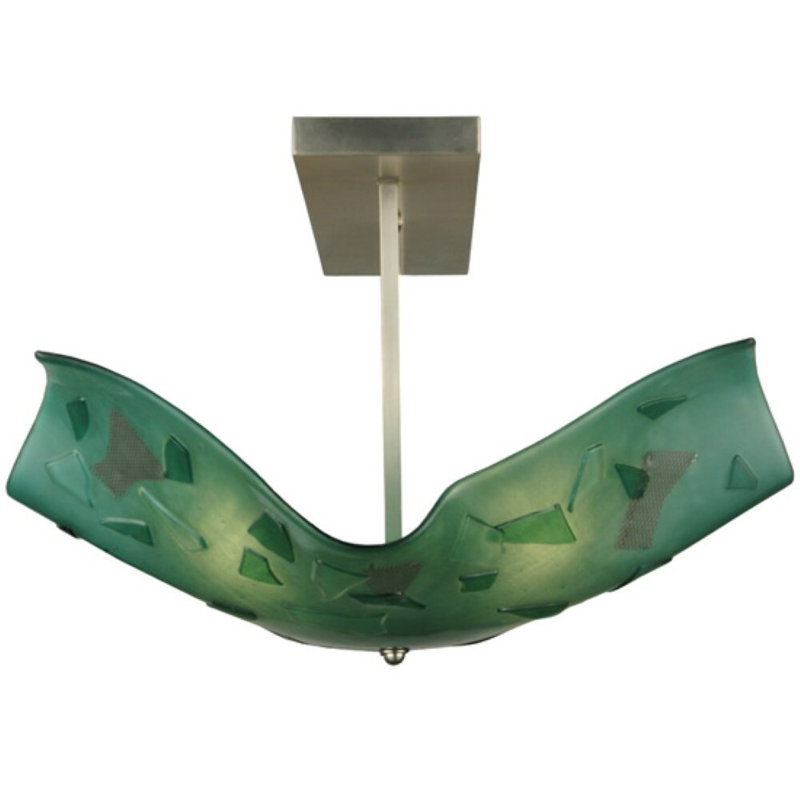 Datrick Glass Semi Flush Mount