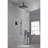 Ceiling Mounted Shower System Combo Set With Handheld And 16"Shower Head