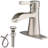 Single-Hole Single-handle Bathroom Faucet with Drain Assembly-70765949