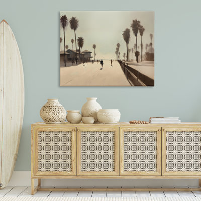  Midday Sun Beach View Canvas Wall Art by Noah Bay