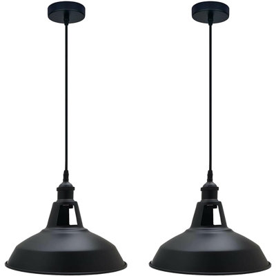 Johanna 1 - Light Black Dome Pendant