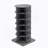 Grey 360 Rotating Shoe Cabinet 6 Layers