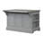 Kitchen Island, Gray Finish
