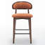 Tabouret de comptoir en bois massif-1970134110
