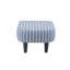 Fauteuil demi-tonneau d'appoint avec repose-pieds et fauteuil rembourré Modern Modern