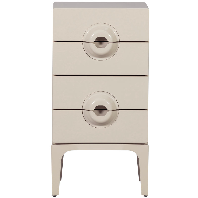 Merge Solid Wood 44cm W 4 - Drawer Chest of Drawers