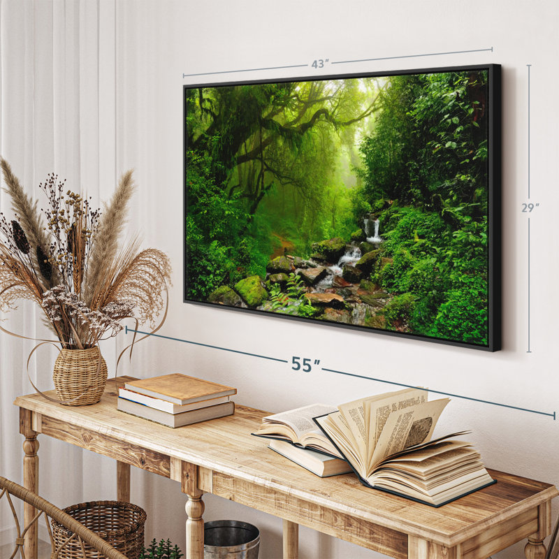 Forest Stream Canvas Print, 29" H x 43" W