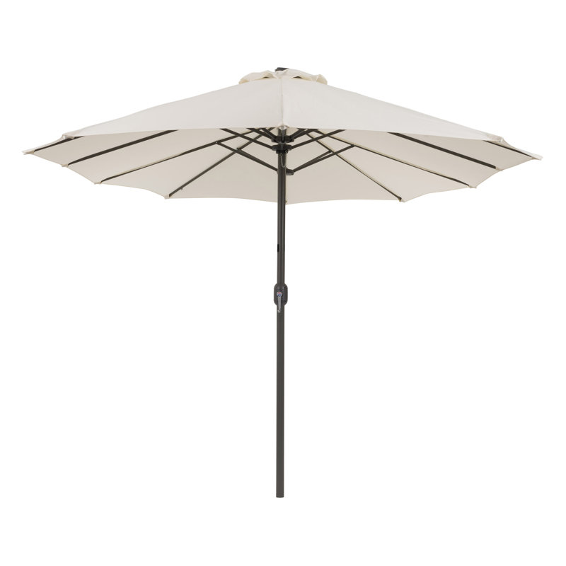 Parasol de marché 116 po hexagonal, Blanc chaud