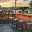 Ensemble de 2 tabourets de bar d'extérieur-1080129401-1080129403
