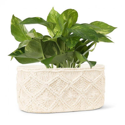 Jardinière ovale Macrame Style