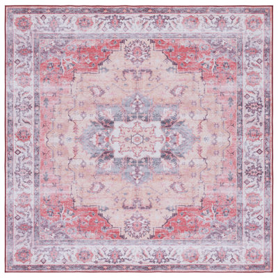 Tapis oriental rouille / beige