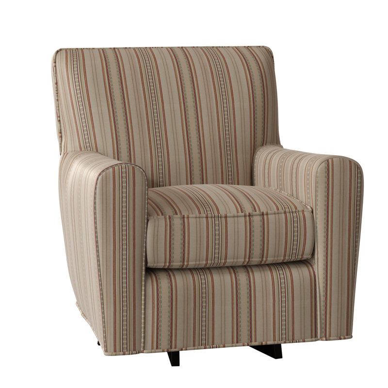 Fauteuil pivotant large de 32 po Venus, Oui, Forzando 23 rayé brun