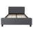 Upholstered Panel Bed-459804357-459804361