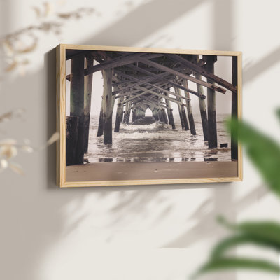 Under the Boardwalk - Reproduction encadrée - Restickable