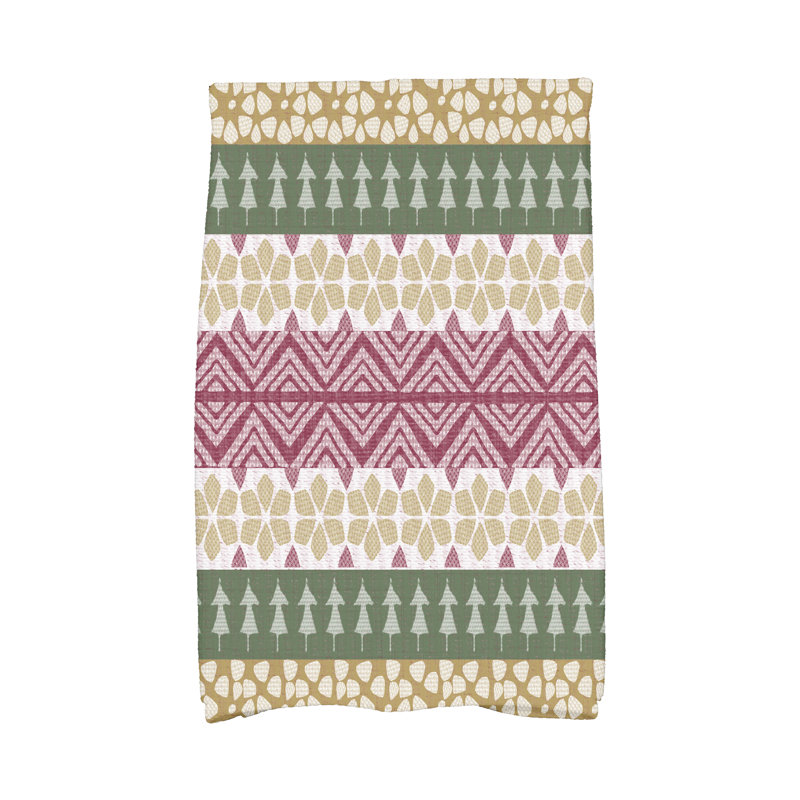 Débarbouillette Asuna Fair Isle, Vert