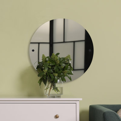 Miroir rond biseauté 22 po Marchmont
