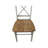 Bellmead Solid Wood Cross Back Side Chair-274613949